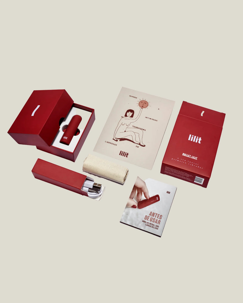 Kit Lubrificante Hidratante Feel Sem Perfume + Bullet Lilit